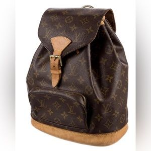 AUTHENTIC Louis Vuitton Monogram Montsouris backpack